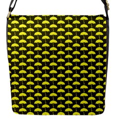 Under My Little Yellow Umbrella Flap Closure Messenger Bag (s) by ConteMonfrey