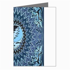 Grateful Dead Butterfly Pattern Greeting Cards (pkg Of 8) by Bedest