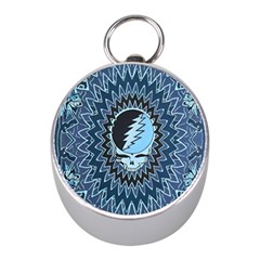 Grateful Dead Butterfly Pattern Mini Silver Compasses by Bedest