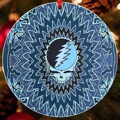 Grateful Dead Butterfly Pattern Uv Print Acrylic Ornament Round