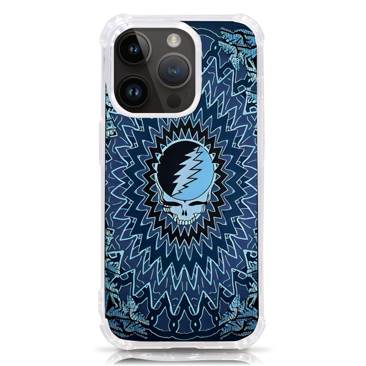 Grateful Dead Butterfly Pattern iPhone 14 Pro TPU UV Print Case