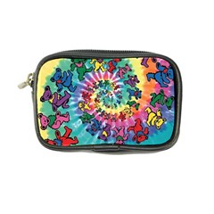 Grateful Dead Bears Tie Dye Vibrant Spiral Coin Purse by Bedest