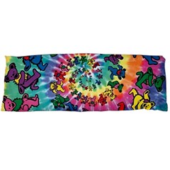 Grateful Dead Bears Tie Dye Vibrant Spiral Body Pillow Case (dakimakura) by Bedest