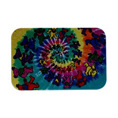 Grateful Dead Bears Tie Dye Vibrant Spiral Open Lid Metal Box (silver)   by Bedest