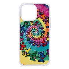 Grateful Dead Bears Tie Dye Vibrant Spiral Iphone 14 Pro Max Tpu Uv Print Case by Bedest