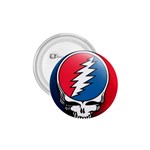 Grateful Dead Big Skull 1.75  Buttons Front