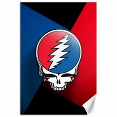 Grateful Dead Big Skull Canvas 20  X 30  by Bedest