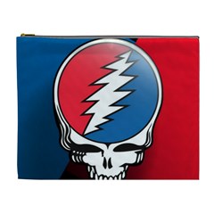 Grateful Dead Big Skull Cosmetic Bag (xl) by Bedest