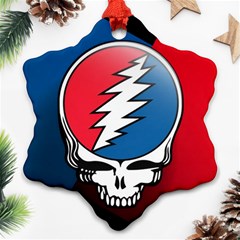 Grateful Dead Big Skull Ornament (snowflake) by Bedest