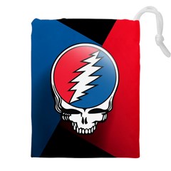 Grateful Dead Big Skull Drawstring Pouch (4xl) by Bedest