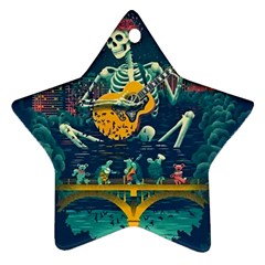 Grateful Dead Singing Skeleton Ornament (star)