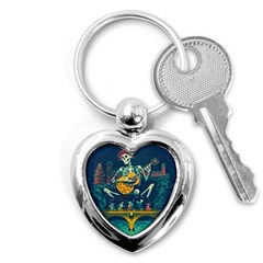 Grateful Dead Singing Skeleton Key Chain (heart) by Bedest