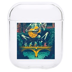 Grateful Dead Singing Skeleton Hard Pc Airpods 1/2 Case by Bedest