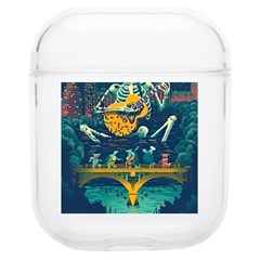 Grateful Dead Singing Skeleton Soft Tpu Airpods 1/2 Case by Bedest