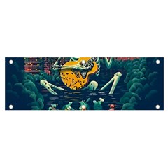 Grateful Dead Singing Skeleton Banner And Sign 6  X 2  by Bedest