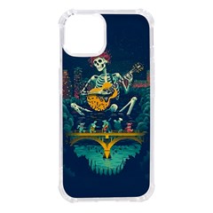 Grateful Dead Singing Skeleton Iphone 14 Tpu Uv Print Case by Bedest