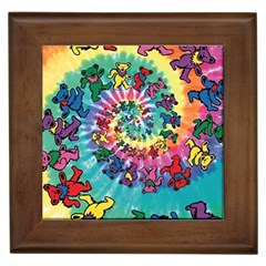 Grateful Dead Artsy Framed Tile by Bedest