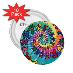 Grateful Dead Artsy 2 25  Buttons (10 Pack)  by Bedest