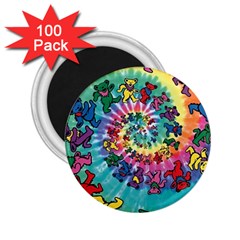 Grateful Dead Artsy 2 25  Magnets (100 Pack)  by Bedest