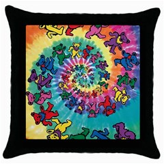 Grateful Dead Artsy Throw Pillow Case (black) by Bedest