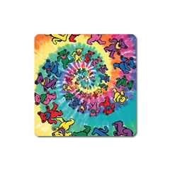 Grateful Dead Artsy Square Magnet by Bedest