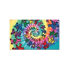 Grateful Dead Artsy Sticker Rectangular (10 Pack) by Bedest