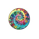 Grateful Dead Artsy Hat Clip Ball Marker Front