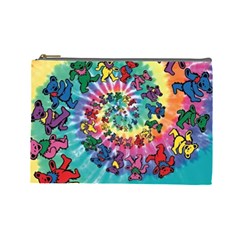 Grateful Dead Artsy Cosmetic Bag (large) by Bedest