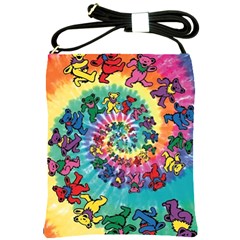 Grateful Dead Artsy Shoulder Sling Bag by Bedest