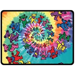 Grateful Dead Artsy Fleece Blanket (large) by Bedest