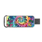 Grateful Dead Artsy Portable USB Flash (One Side) Front