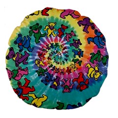 Grateful Dead Artsy Large 18  Premium Round Cushions by Bedest