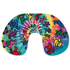 Grateful Dead Artsy Travel Neck Pillow by Bedest