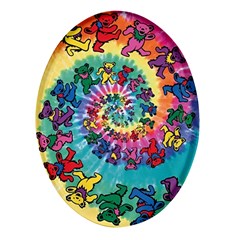 Grateful Dead Artsy Oval Glass Fridge Magnet (4 Pack) by Bedest