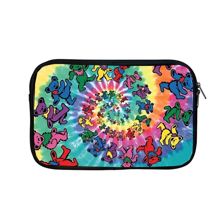 Grateful Dead Bears Tie Dye Vibrant Spiral Apple MacBook Pro 13  Zipper Case