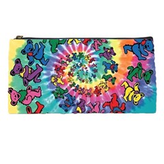 Grateful Dead Bears Tie Dye Vibrant Spiral Pencil Case