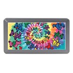 Grateful Dead Bears Tie Dye Vibrant Spiral Memory Card Reader (Mini) Front