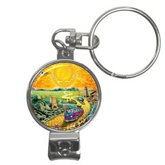 Grateful Dead Golden Road Nail Clippers Key Chain by Bedest