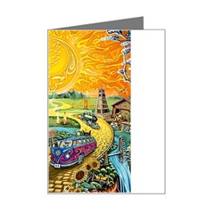 Grateful Dead Golden Road Mini Greeting Card by Bedest