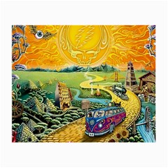 Grateful Dead Golden Road Small Glasses Cloth by Bedest