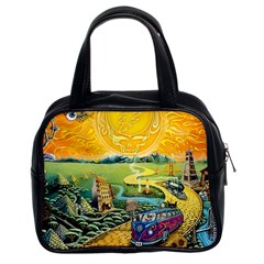 Grateful Dead Golden Road Classic Handbag (two Sides) by Bedest