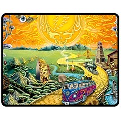 Grateful Dead Golden Road Fleece Blanket (medium) by Bedest