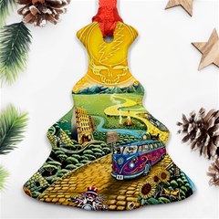 Grateful Dead Golden Road Christmas Tree Ornament (two Sides) by Bedest