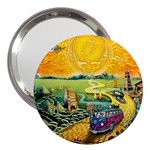 Grateful Dead Golden Road 3  Handbag Mirrors Front