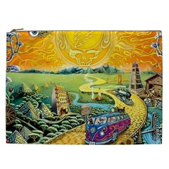 Grateful Dead Golden Road Cosmetic Bag (xxl) by Bedest