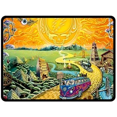 Grateful Dead Golden Road Two Sides Fleece Blanket (large) by Bedest