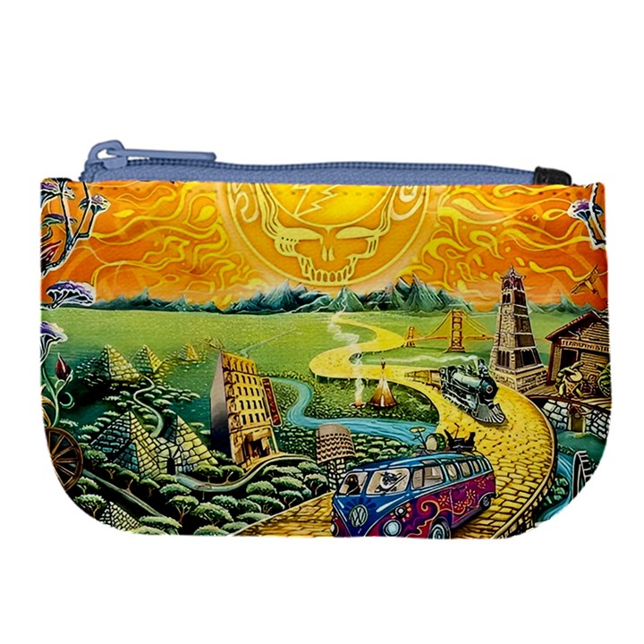 Grateful Dead Golden Road Large Coin Purse