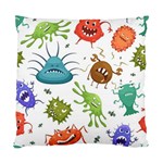 Dangerous Streptococcus Lactobacillus Staphylococcus Others Microbes Cartoon Style Vector Seamless P Standard Cushion Case (One Side) Front