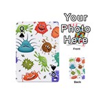 Dangerous Streptococcus Lactobacillus Staphylococcus Others Microbes Cartoon Style Vector Seamless P Playing Cards 54 Designs (Mini) Front - SpadeQ