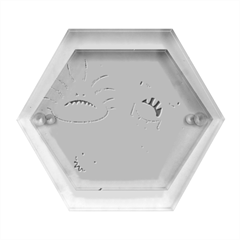 Dangerous Streptococcus Lactobacillus Staphylococcus Others Microbes Cartoon Style Vector Seamless P Hexagon Wood Jewelry Box